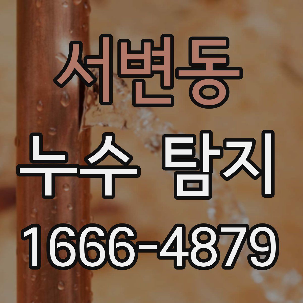 서변동 누수 탐지