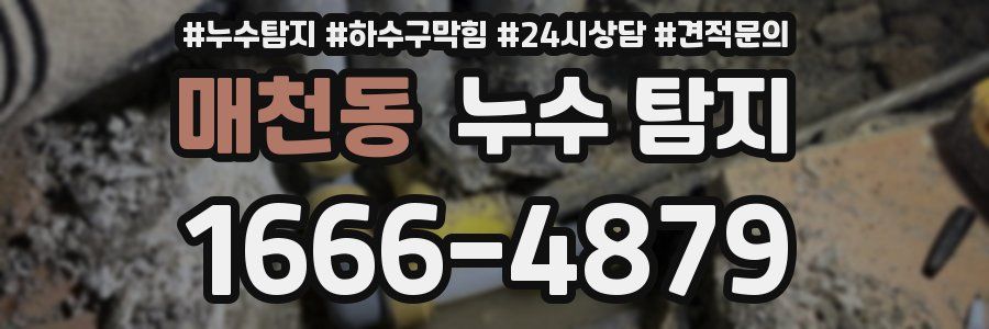 매천동 누수 탐지