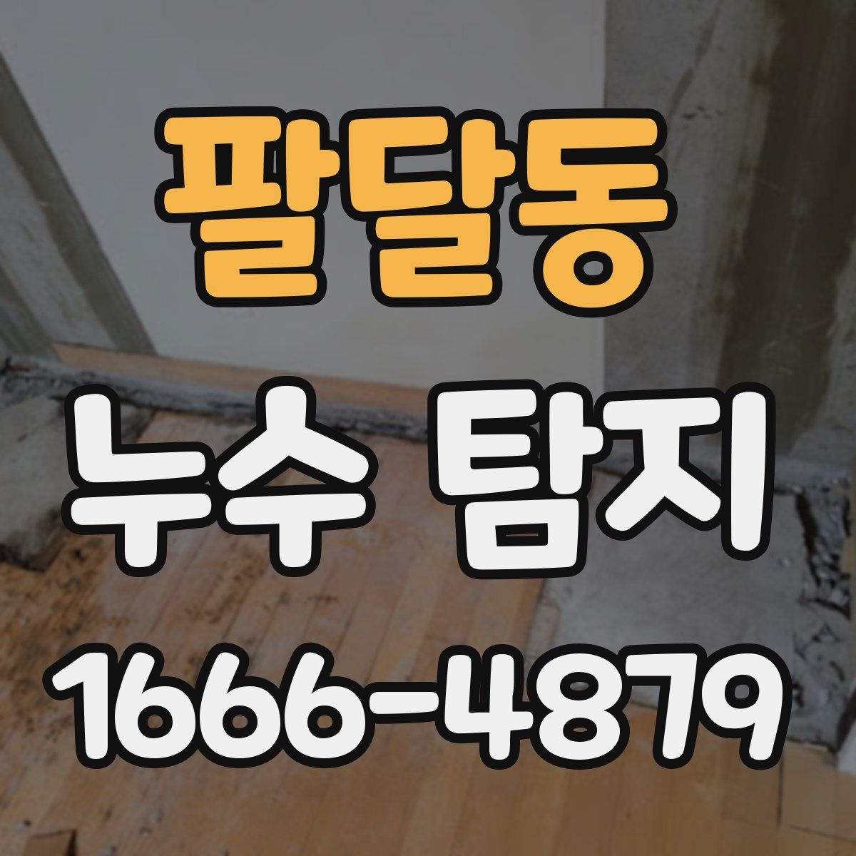 팔달동 누수 탐지