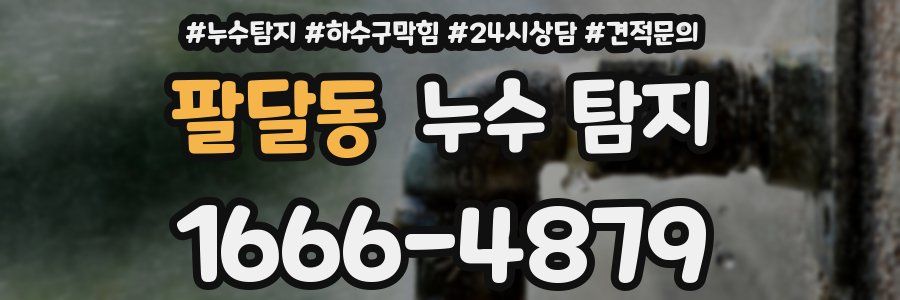 팔달동 누수 탐지