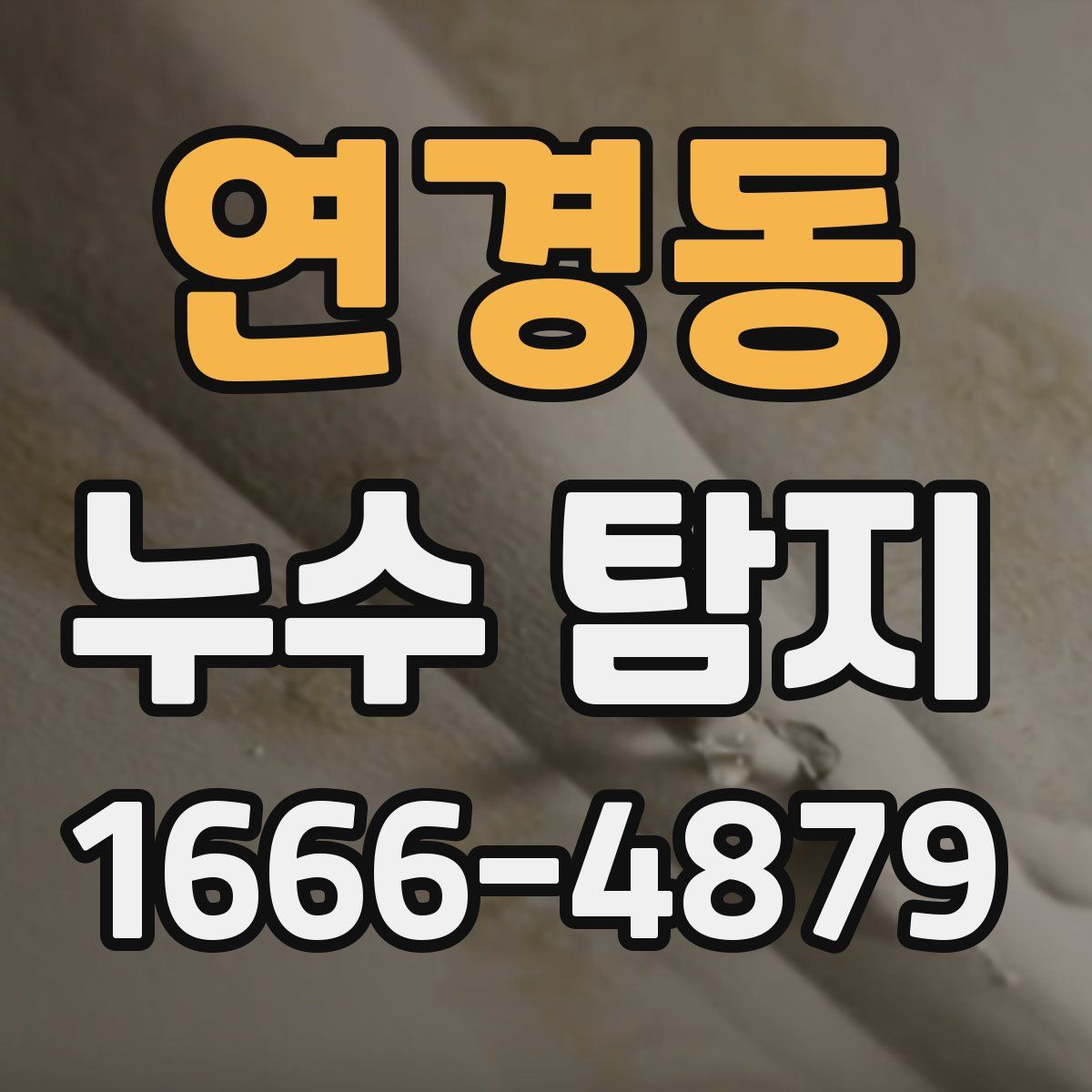 연경동 누수 탐지