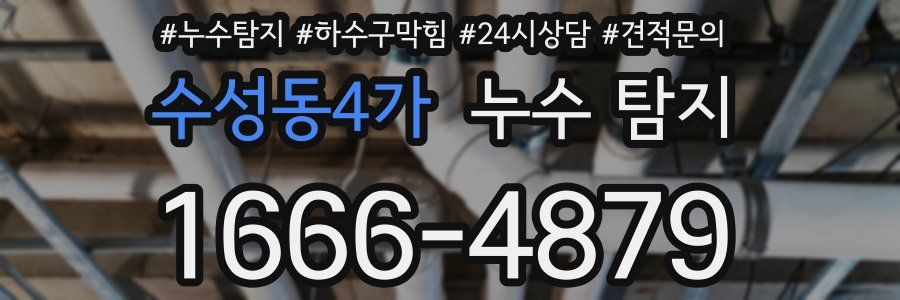 수성동4가 누수 탐지