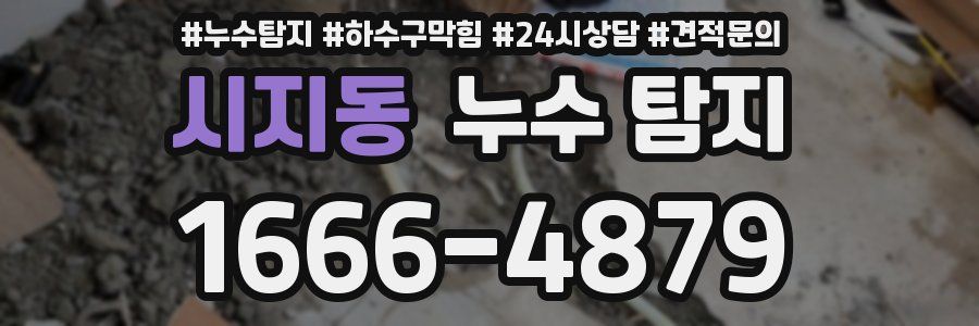 시지동 누수 탐지
