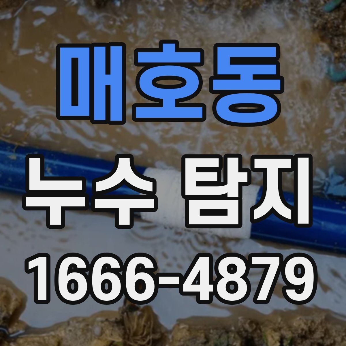 매호동 누수 탐지 진행 중 협조해야 할 사항