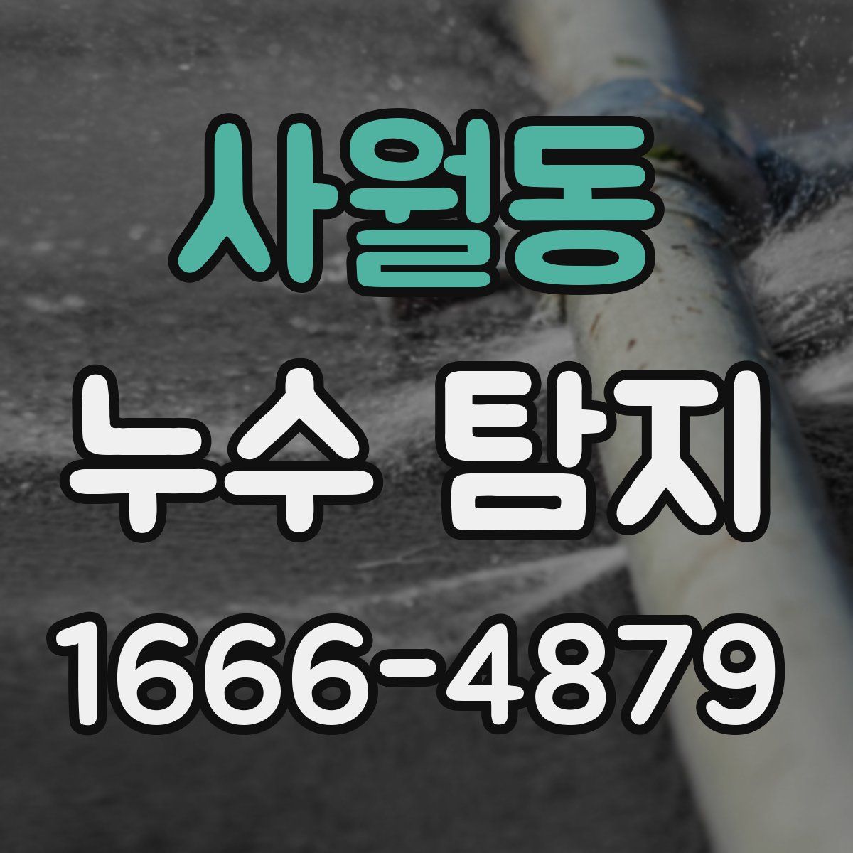 사월동 누수 탐지