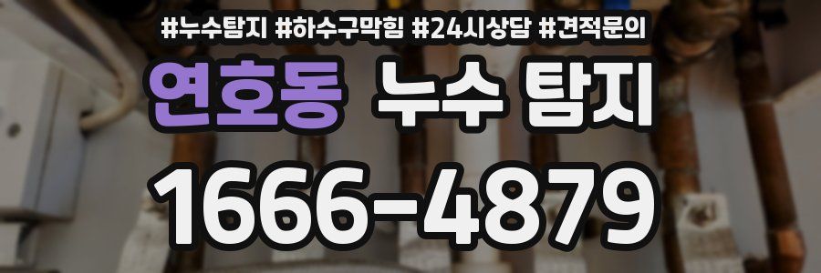 연호동 누수 탐지