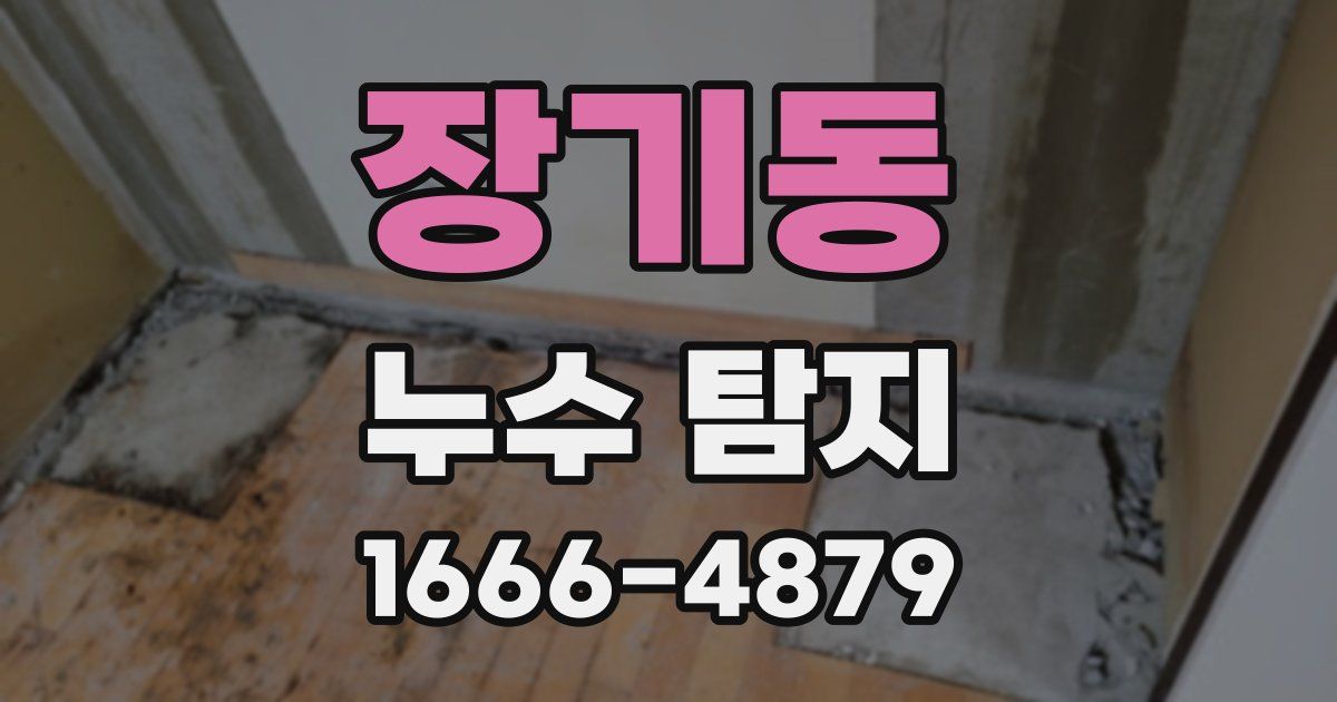 장기동 누수 탐지