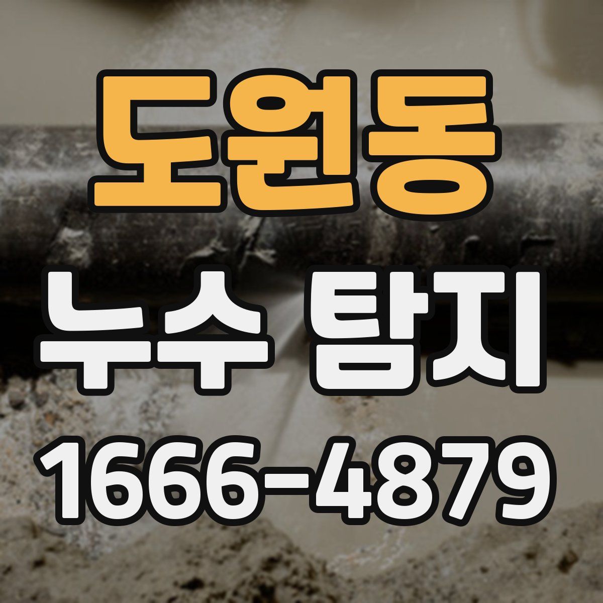 도원동 누수 탐지