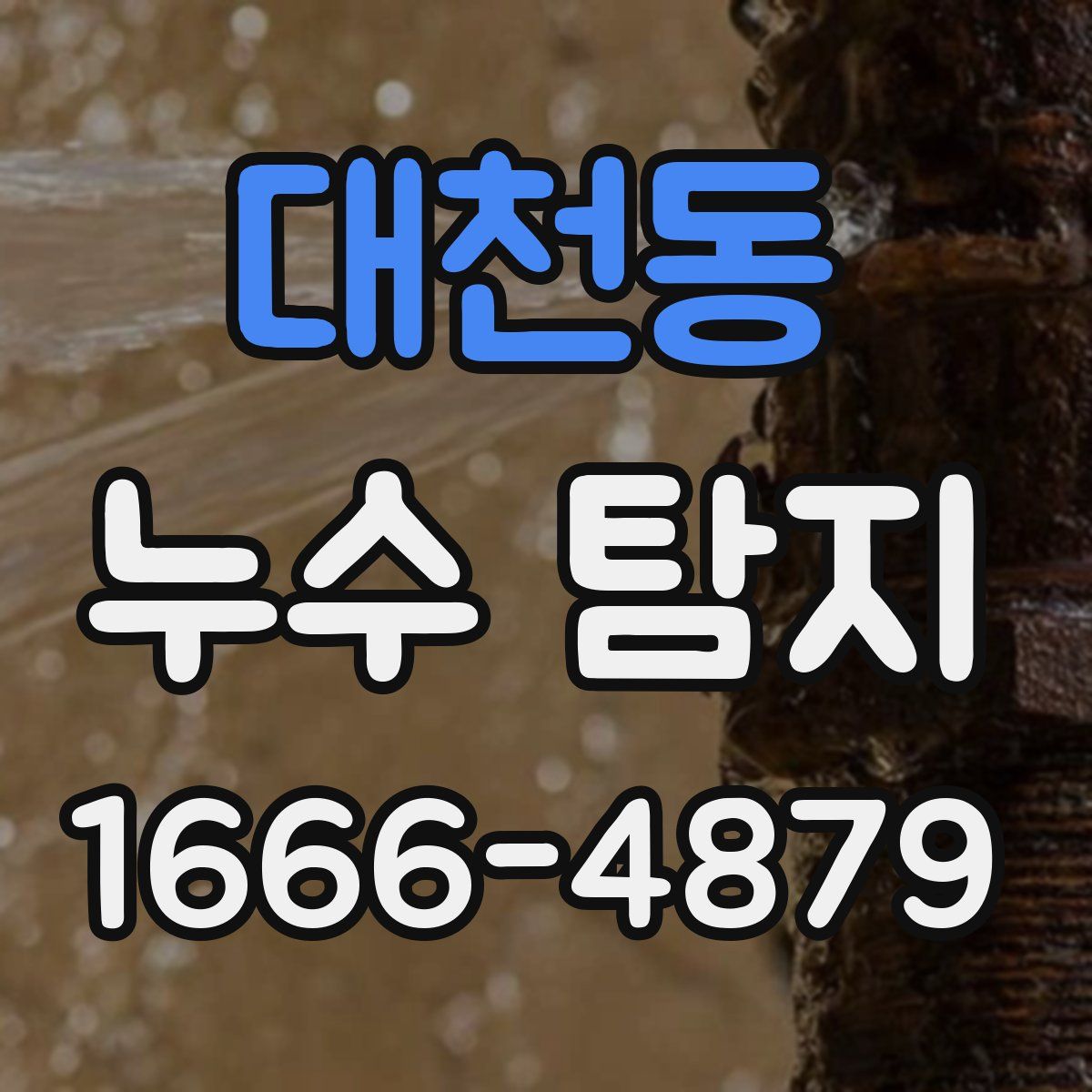대천동 누수 탐지