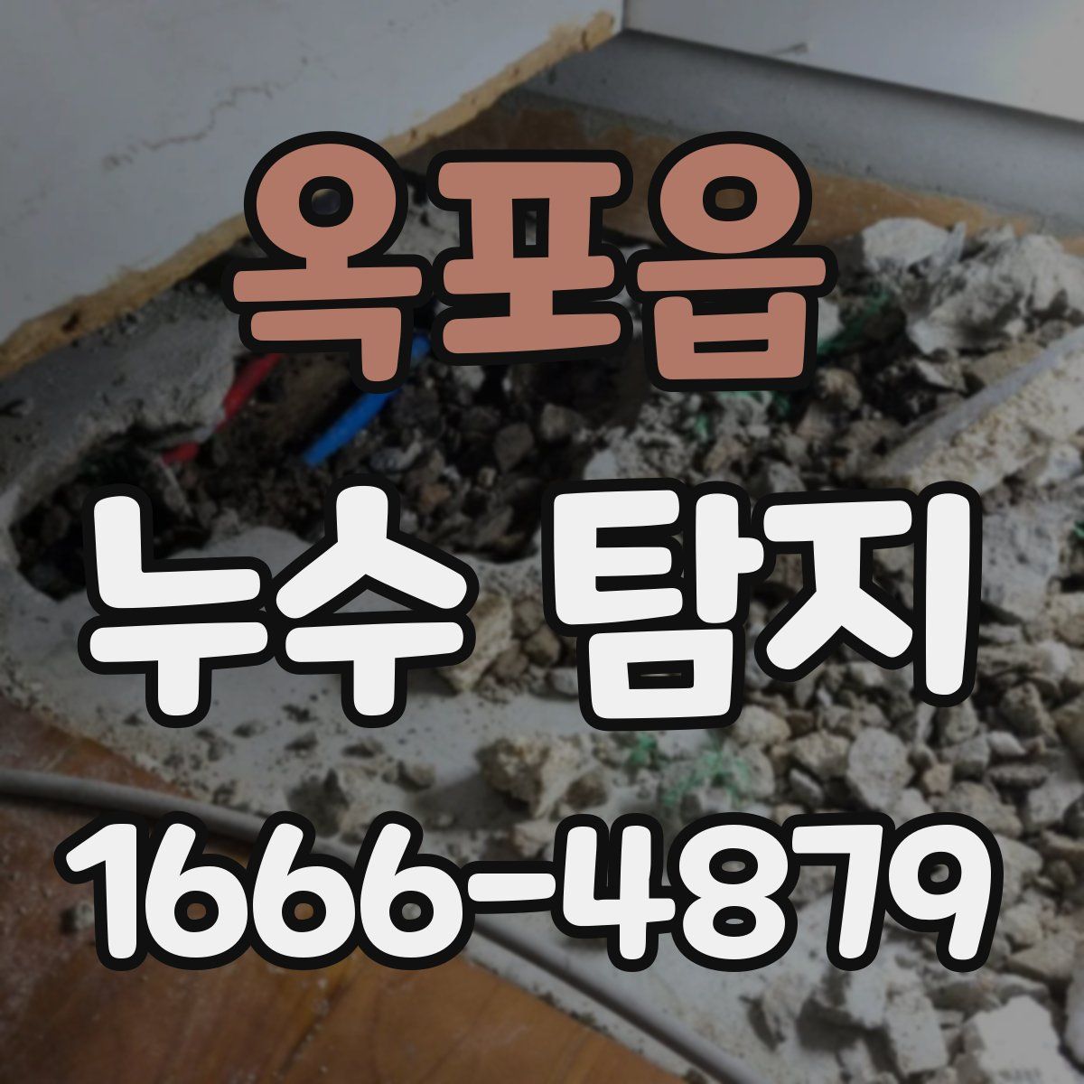 옥포읍 누수 탐지