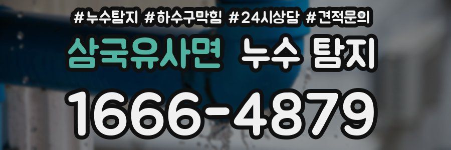 삼국유사면 누수 탐지