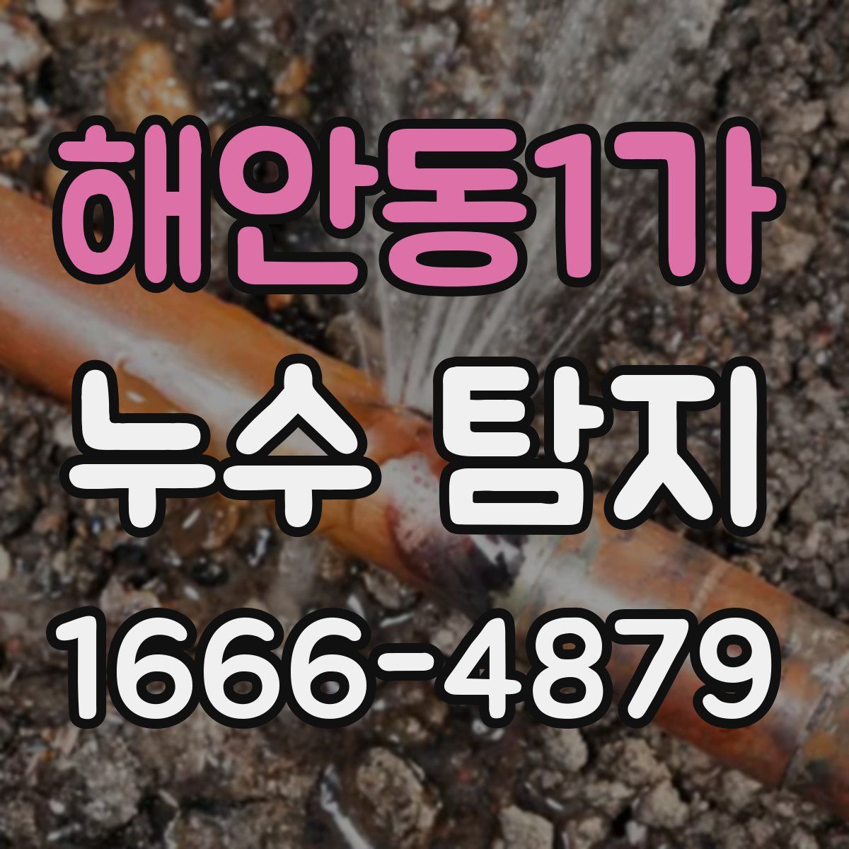 해안동1가 누수 탐지