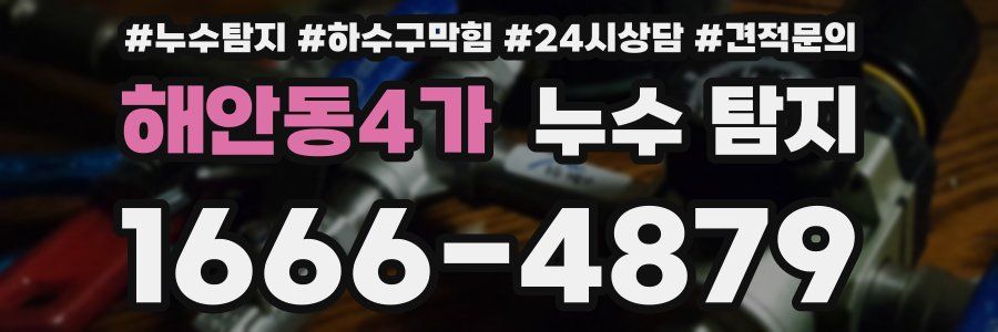 해안동4가 누수 탐지