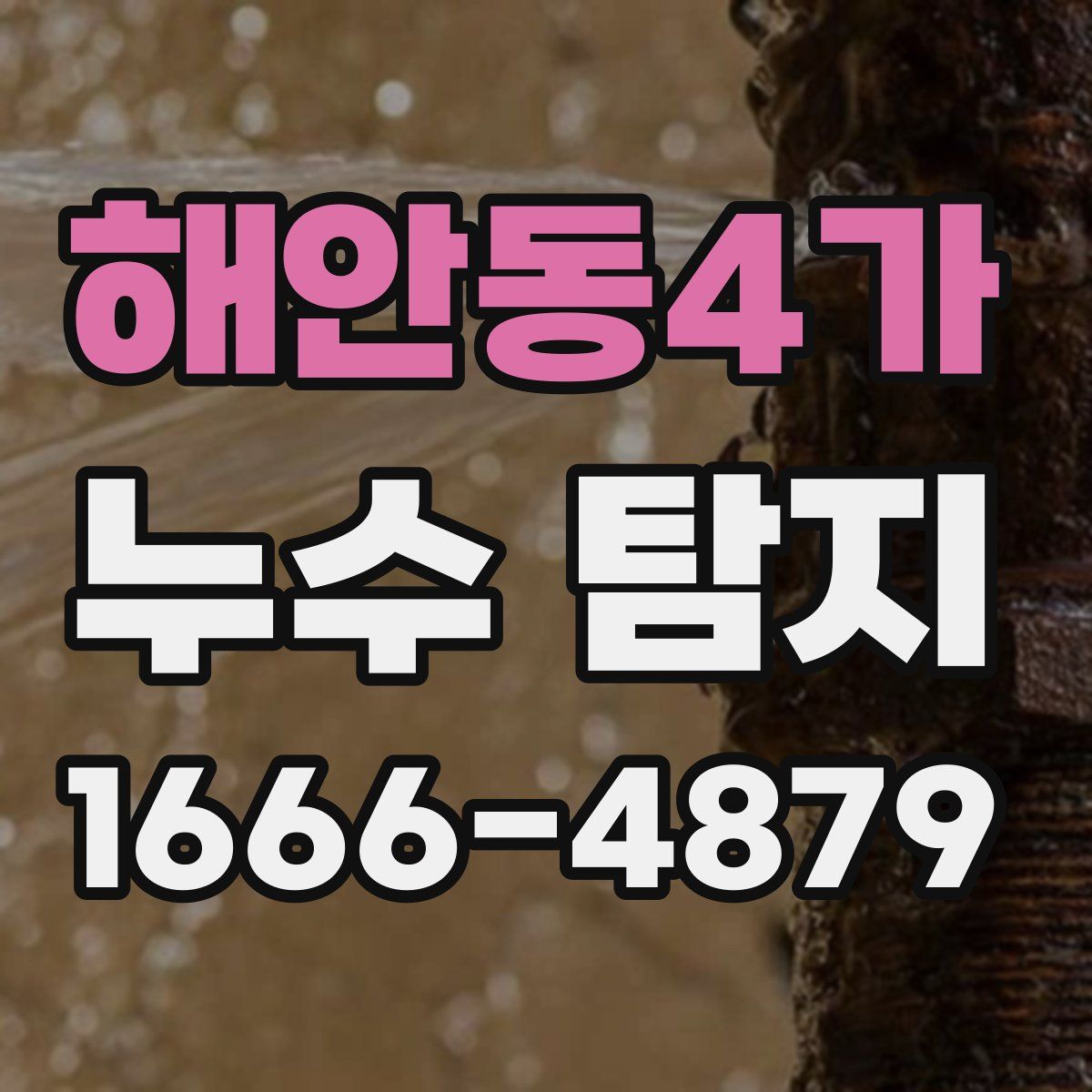 해안동4가 누수 탐지