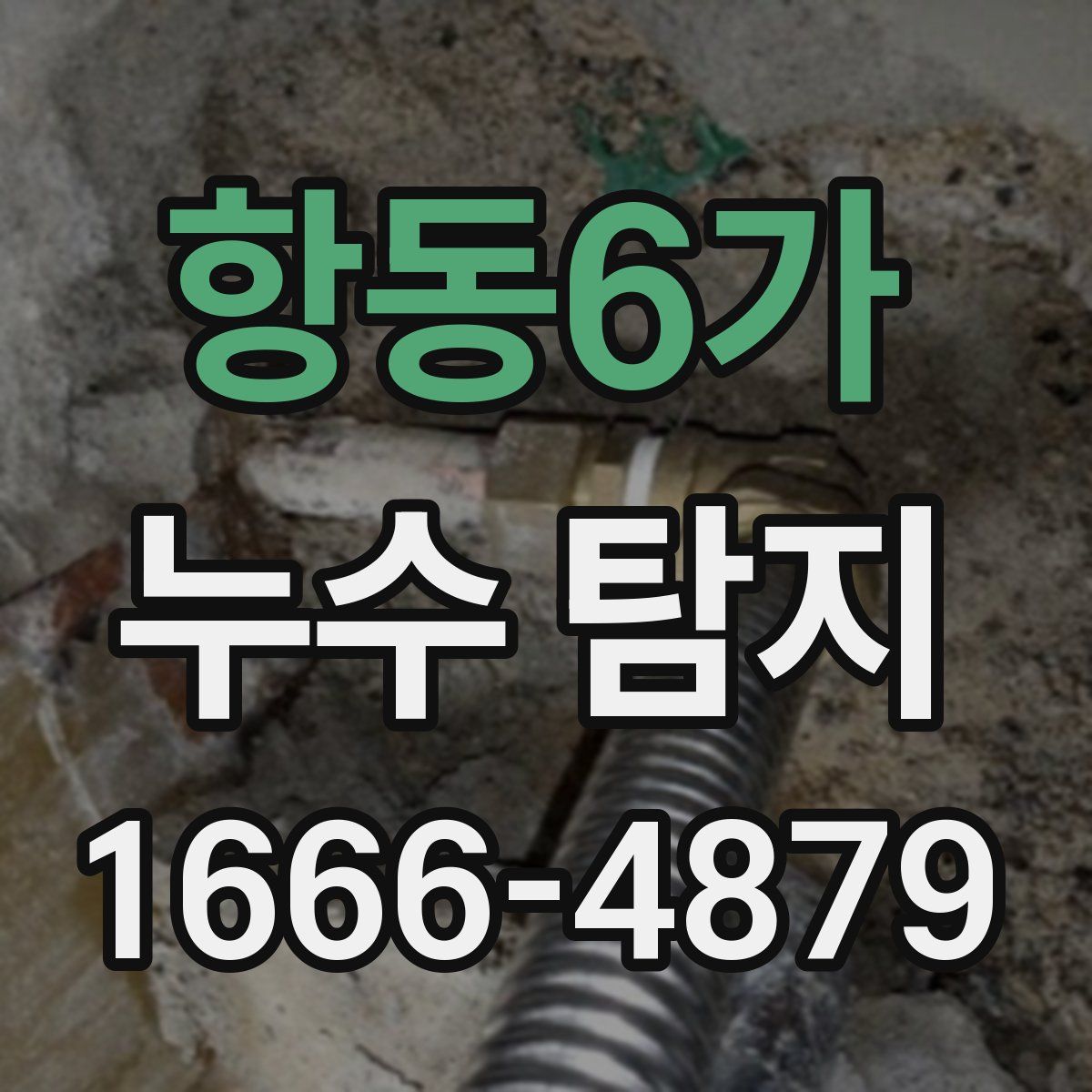 항동6가 누수 탐지