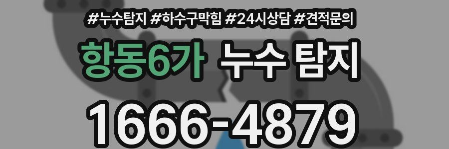 항동6가 누수 탐지