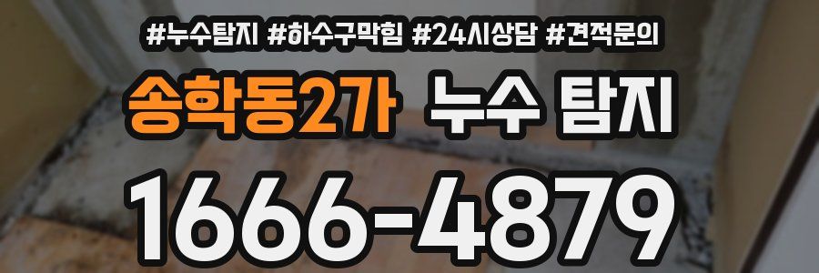 송학동2가 누수 탐지