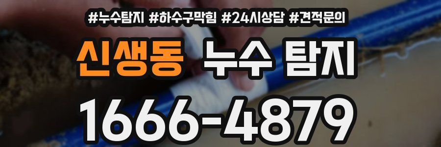 신생동 누수 탐지