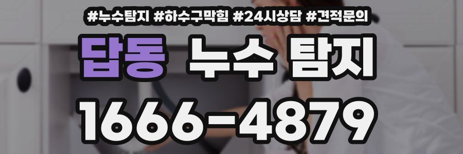 답동 누수 탐지