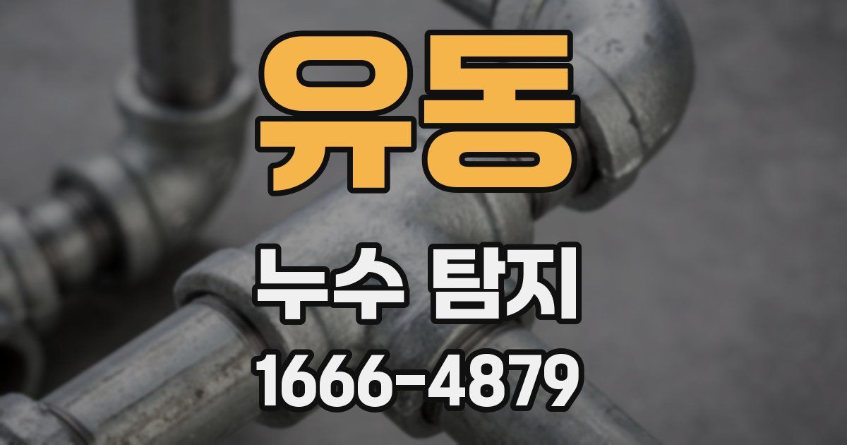 유동 누수 탐지