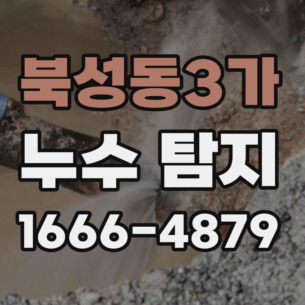 북성동3가 누수 탐지