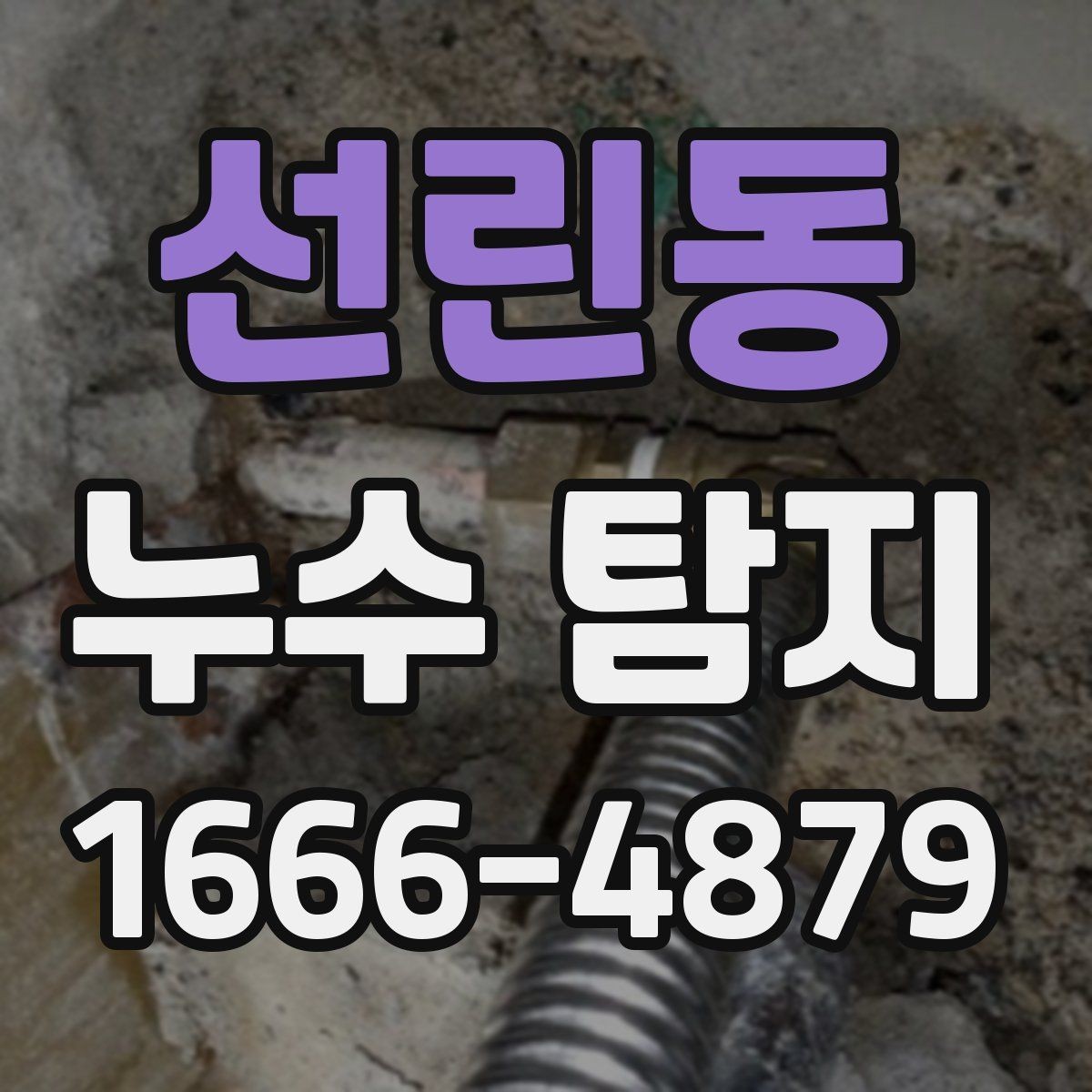 선린동 누수 탐지 비용 절감을 위해 확인할 사항