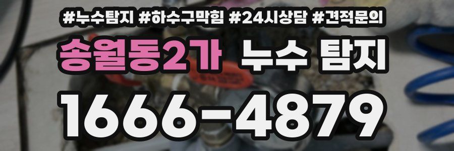 송월동2가 누수 탐지