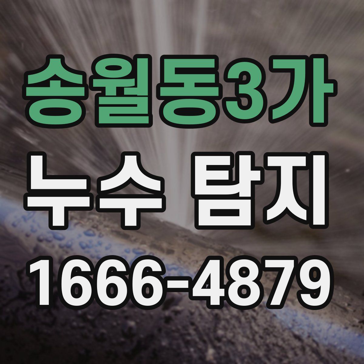 송월동3가 누수 탐지