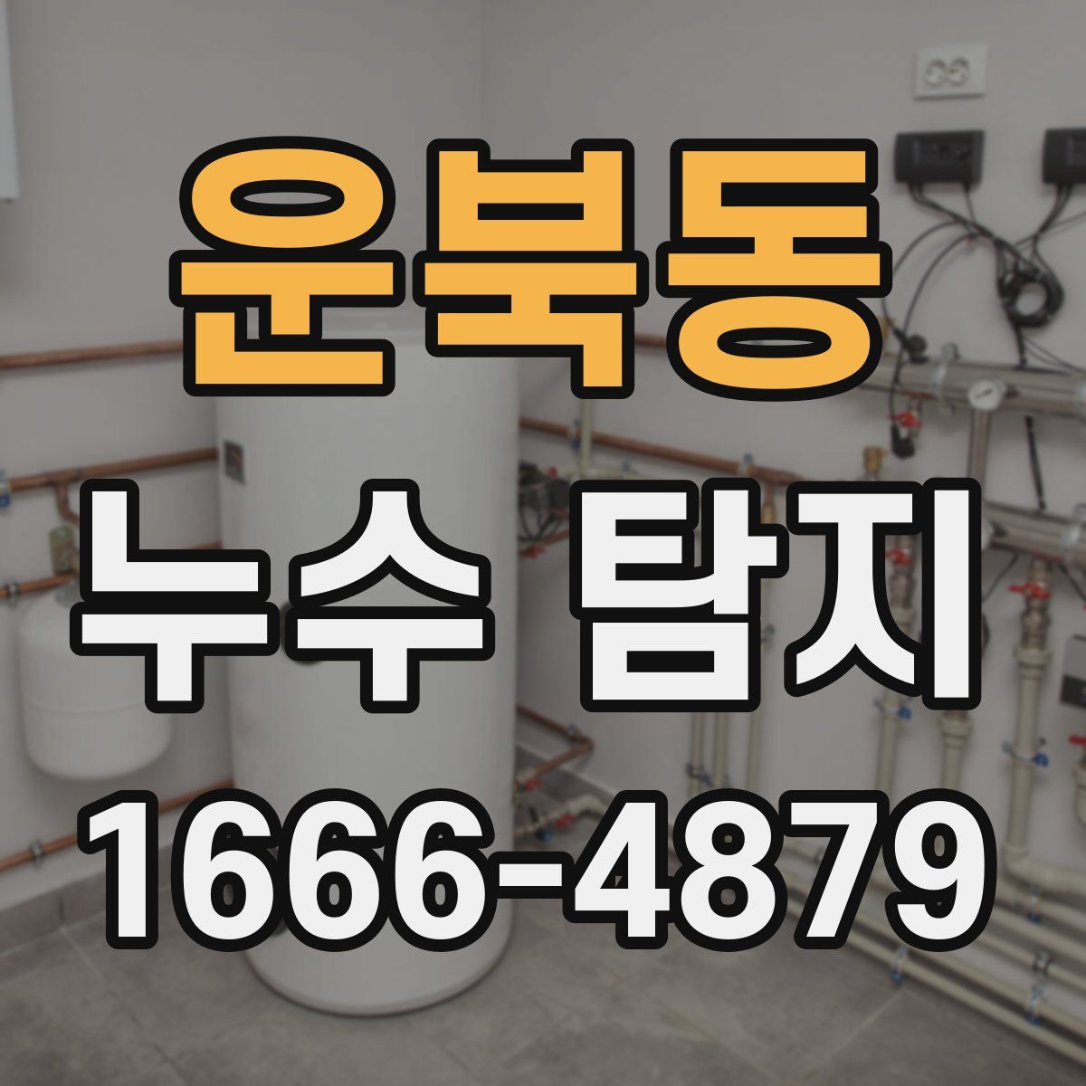 운북동 누수 탐지