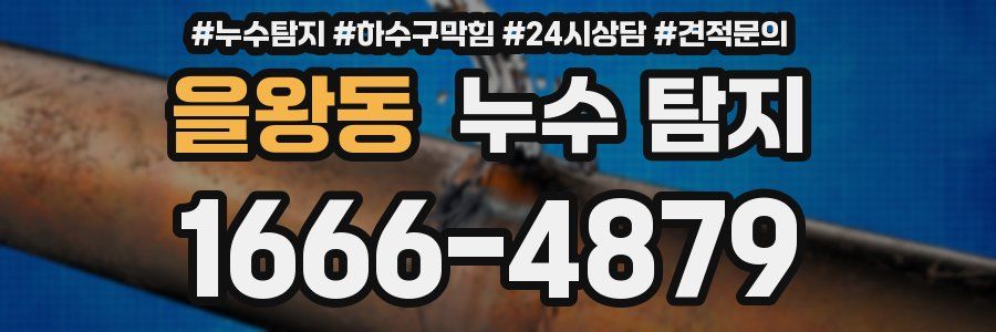 을왕동 누수 탐지