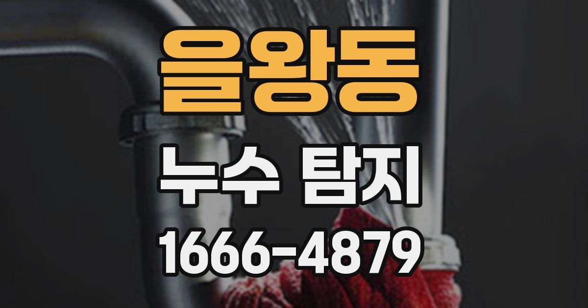 을왕동 누수 탐지