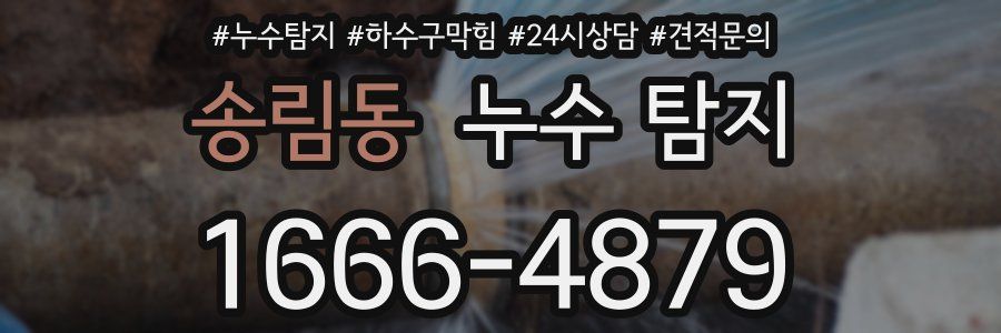 송림동 누수 탐지