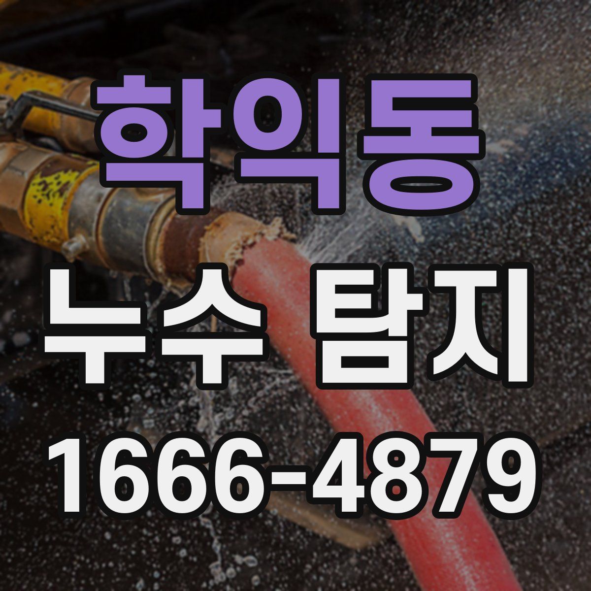 학익동 누수 탐지