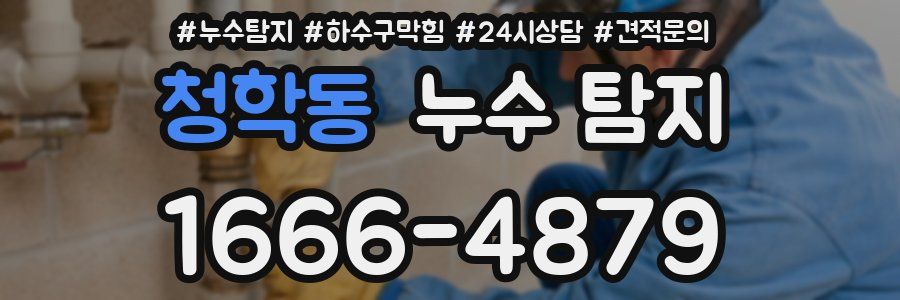 청학동 누수 탐지