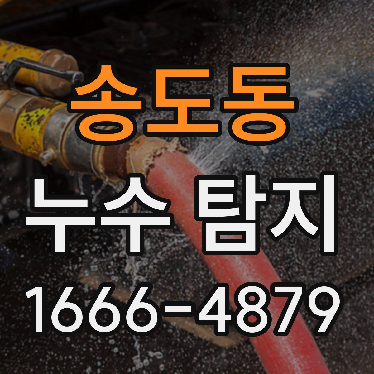 송도동 누수 탐지