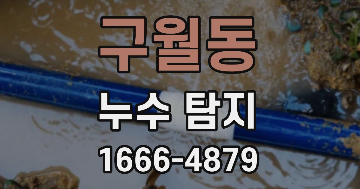 구월동 누수 탐지