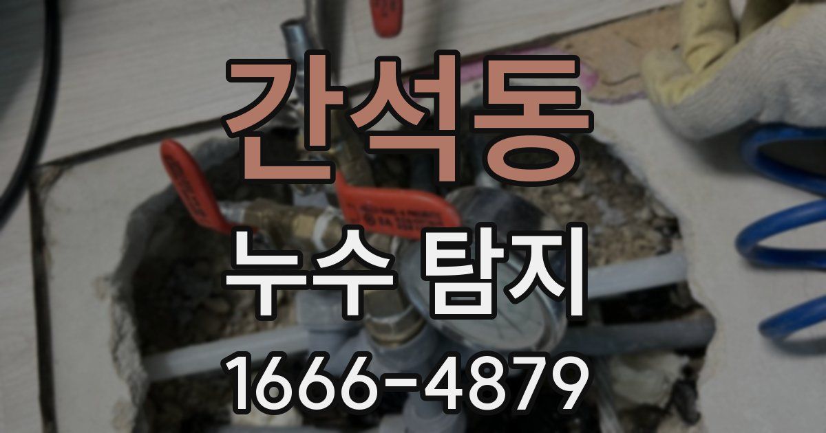 간석동 누수 탐지