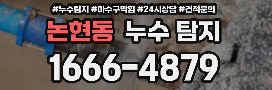 논현동 누수 탐지