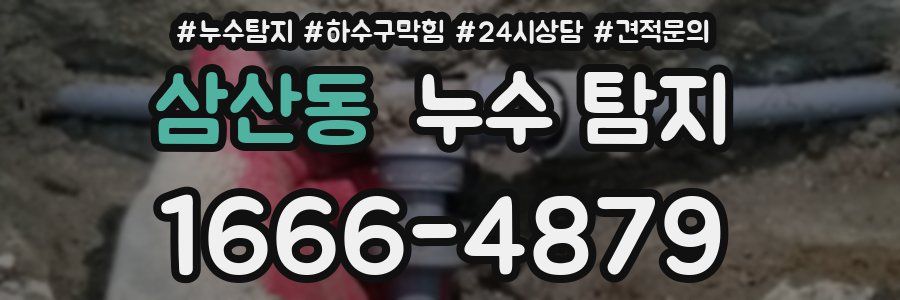 삼산동 누수 탐지