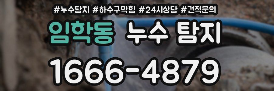 임학동 누수 탐지