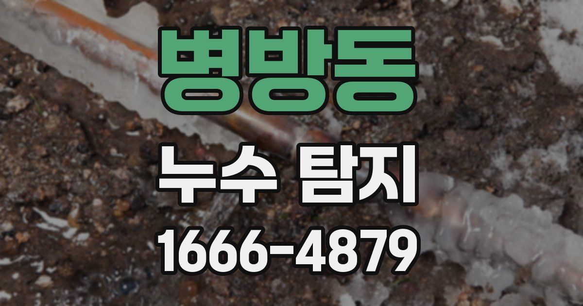 병방동 누수 탐지