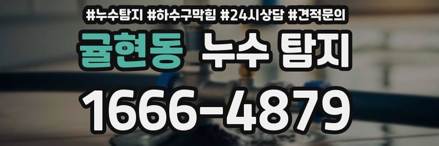 귤현동 누수 탐지