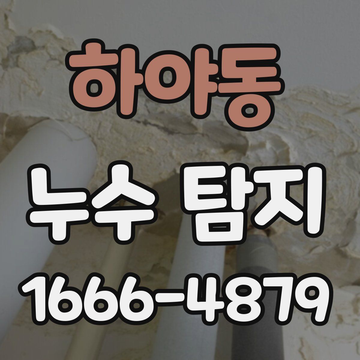 하야동 누수 탐지