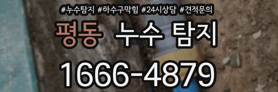 평동 누수 탐지