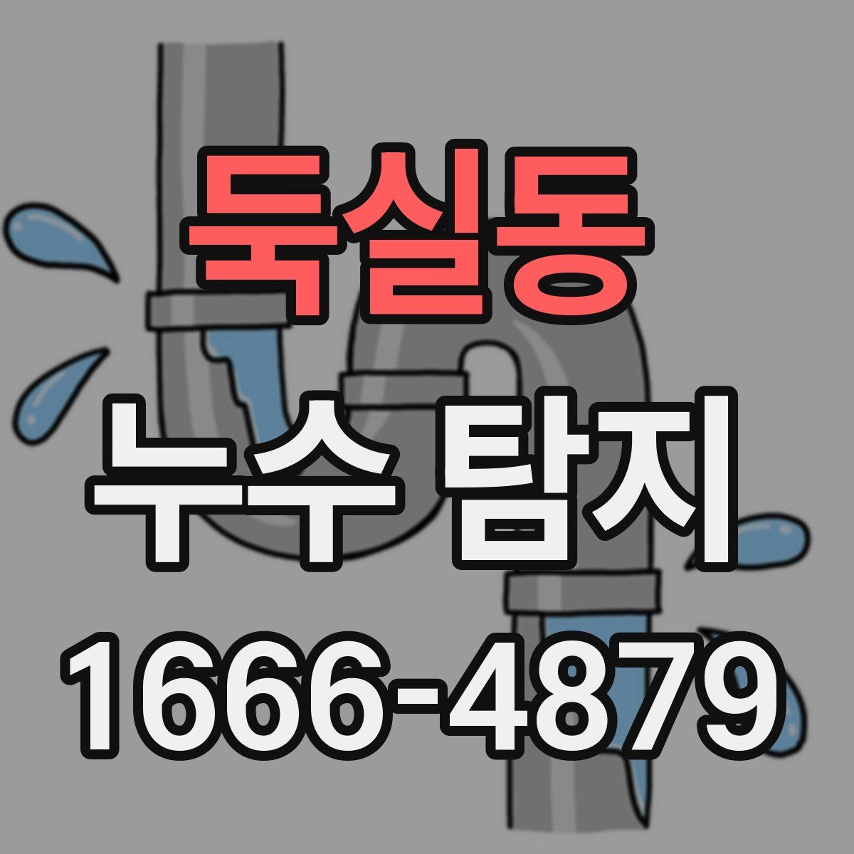 둑실동 누수 탐지