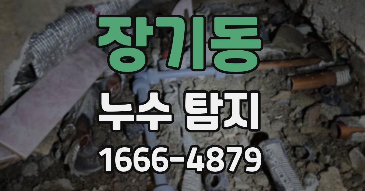 장기동 누수 탐지