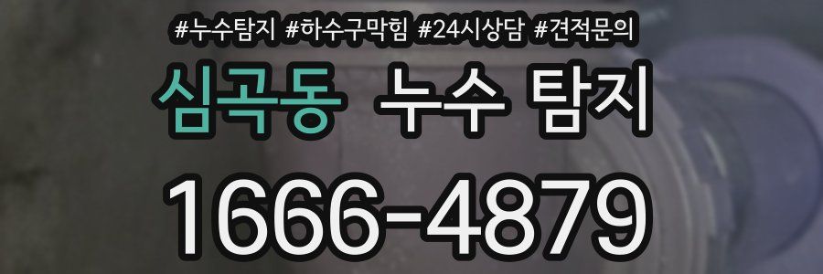 심곡동 누수 탐지
