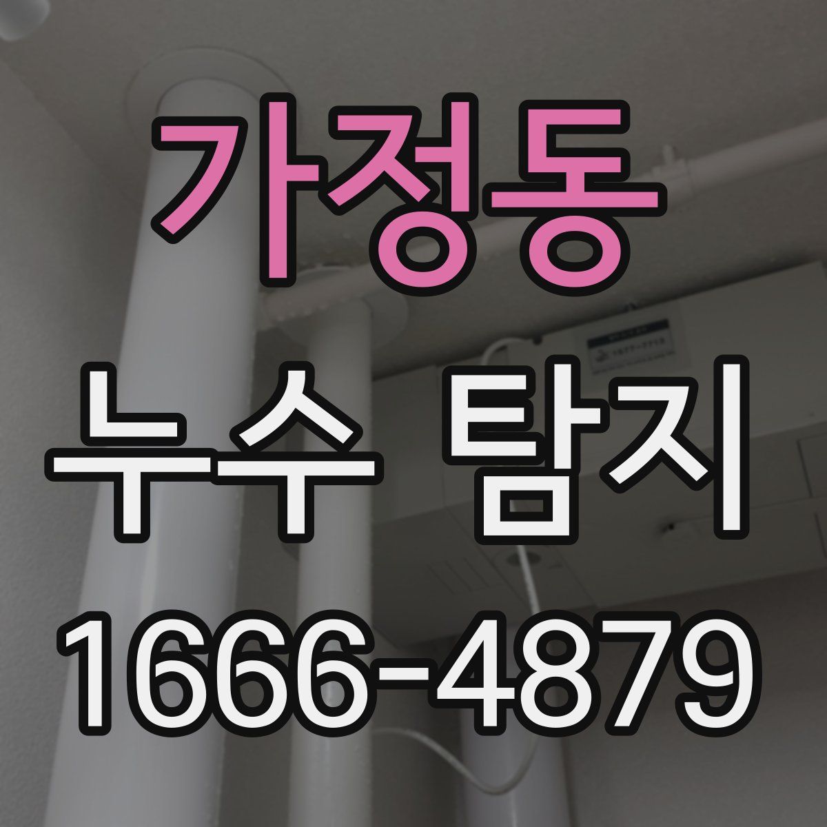가정동 누수 탐지