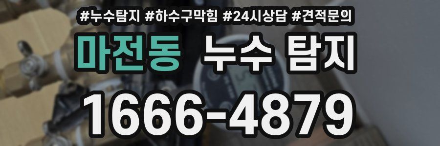 마전동 누수 탐지