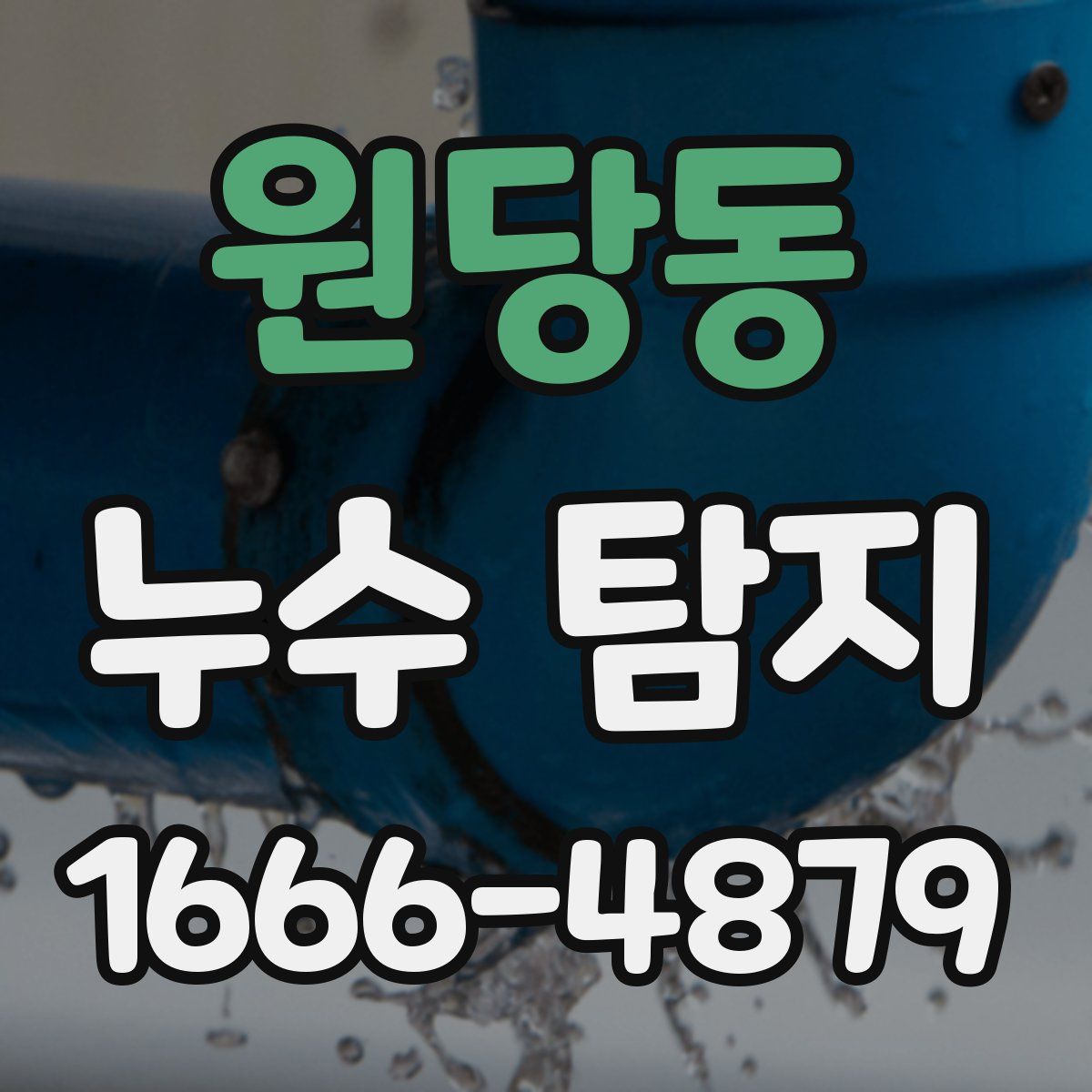 원당동 누수 탐지